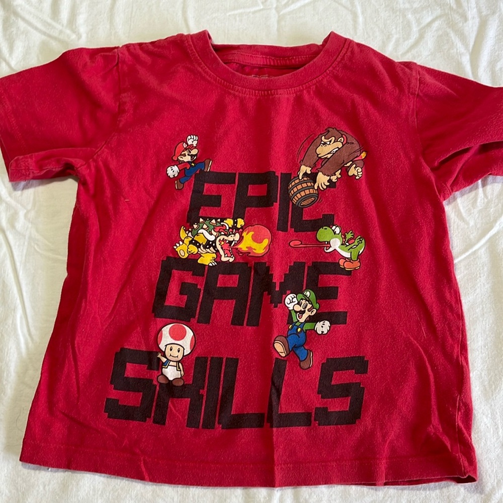 Super Mario Nintendo t-shirt size 6